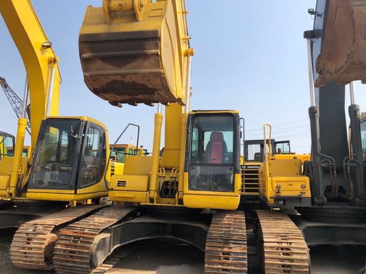 China Bagger der Geschwindigkeits-5.5km/H benutzter KOMATSU 107KW PC220-7 Raupe fournisseur