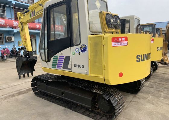 China 4 2003-jähriges 4200h SH60 Gewicht 6t benutzte der Zylinder-Sumitomo-Bagger fournisseur