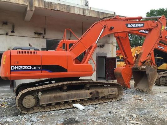 Boom-Länge 5700mm DOOSAN DH220 21400kg benutzte Bagger Machine fournisseur