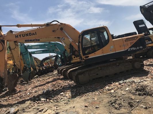 Maschine 21T Hyundai R215LC-9 Hyundais D6BV-C benutzte Bagger Machine fournisseur