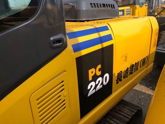 Bagger der Geschwindigkeits-5.5km/H benutzter KOMATSU 107KW PC220-7 Raupe fournisseur