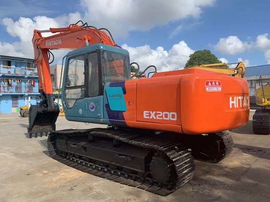 Arbeitsstunden 4074h 0.8cbm EX200-3 benutzten Hitachi-Bagger fournisseur