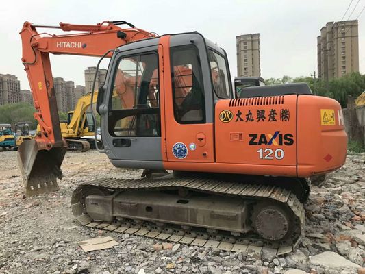 2013-jährige 12 Tonne ZX120 der Schuh-Größen-600mm benutzte Hitachi-Bagger fournisseur
