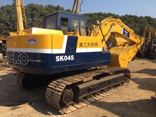 0.5m3 Hand-Kobelco-Bagger des Eimer-12ton SK045 zweites fournisseur