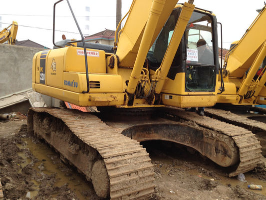 Gewicht 22T KOMATSU Pc220-7 des Eimer-1m3 verwendete Mini Diggers fournisseur