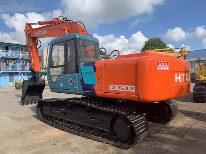 Arbeitsstunden 4074h 0.8cbm EX200-3 benutzten Hitachi-Bagger 0