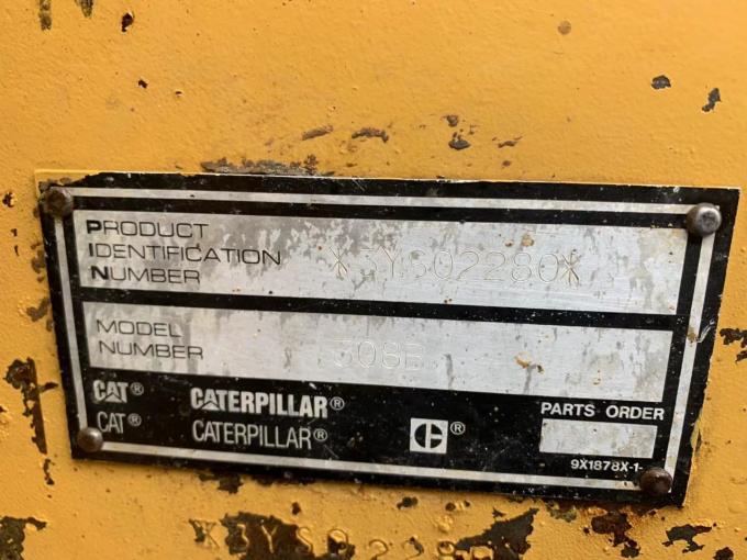 11.3rpm Abstufbarkeit Japan Hochleistungs-308B verwendete CAT Excavator 1