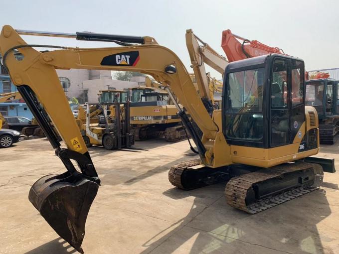 0.3m3 Eimer 5800kg Caterpillar 306D benutzte Kettenbagger 1